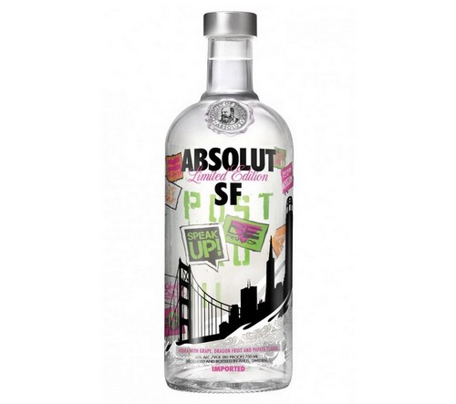 Absolut Vodka, nuova bottiglia per la città di San Francisco