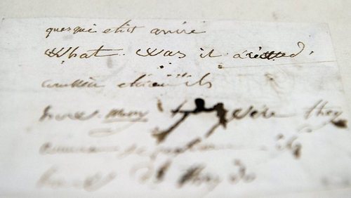 All'asta gli appunti in inglese di Napoleone scritti quando era in esilio
