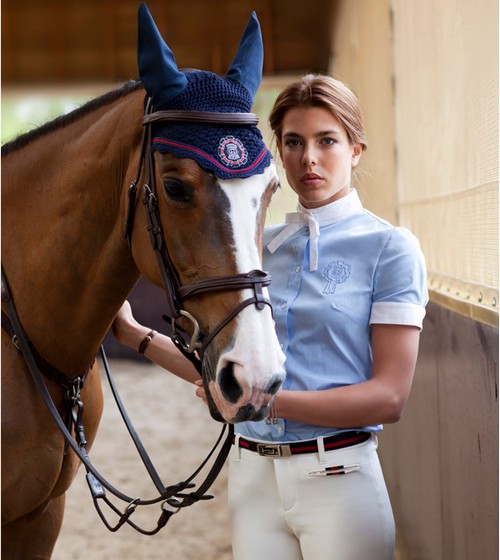 Charlotte Casiraghi testimonial collezione equitazione di Gucci