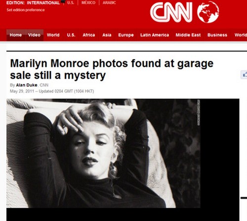 Ritrovate delle foto di quando Marilyn Monroe non era ancora famosa