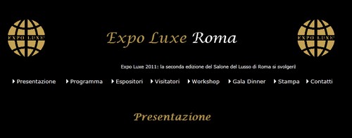Expo Luxe 2011, il programma dal 14 al 18 settembre 2011