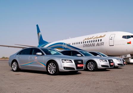 Oman Air: limousine di lusso con Audi A8