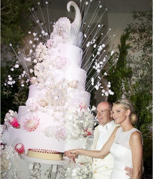 Wedding Cake floreale per il matrimonio monegasco