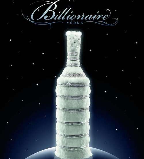Vodka Billionarie, la vodka più costosa al mondo in diamanti e finta pelliccia