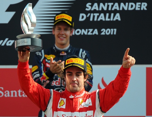 Ferrari’s Spanish driver Fernando Alonso