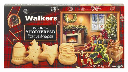 WALKERS FESTIVE SHORTBREAD 350 g