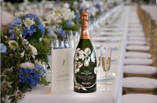 Perrier-Jouët mette in vendita in limited ediction il cuvée Belle Epoque 2004 del matrimonio reale monegasco
