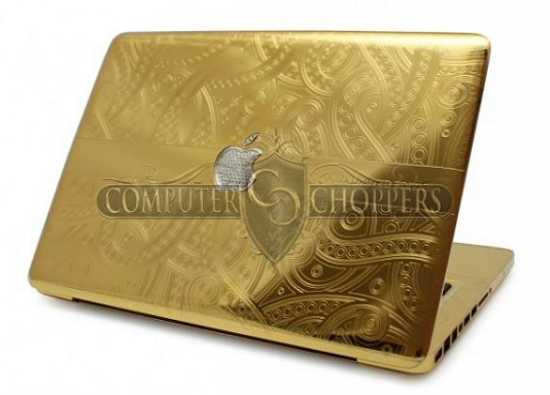 Macbook Pro Gold & Diamonds, il lusso in oro e diamanti