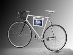Bicicletta Samsung e 10 Bike Co porta tablet