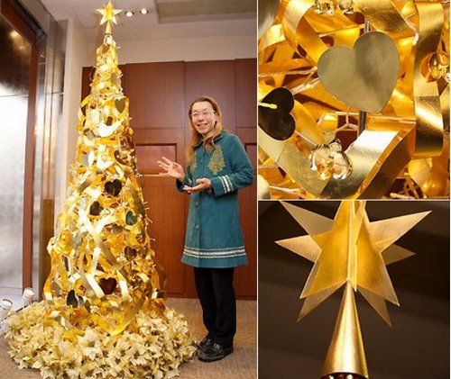 Tanaka Kikinzoku; presenta l'albero di Natale più costoso al mondo