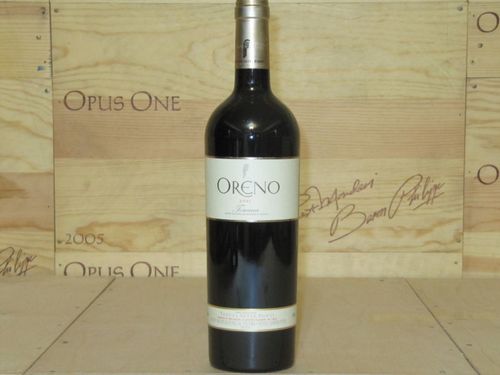 Vino Oreno 2007, di Tenuta Sette Ponti presente nella lista vini  della prima classe degli Emirates