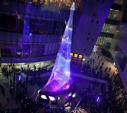 In Cina: ecco l'albero di Natale by Swarovski