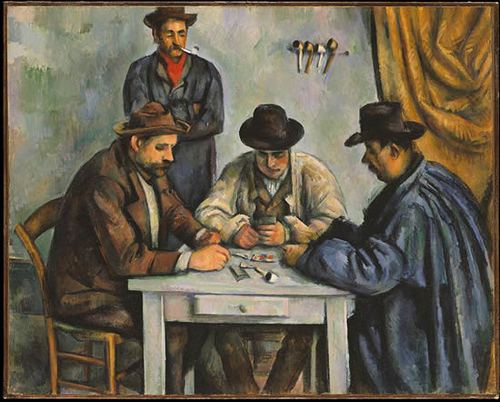 Giocatori di carte di Paul Cezanne all'asta  in Qatar per $ 250 milioni di dollari