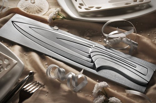 Déglon: set di lusso di coltelli in acciaio inox