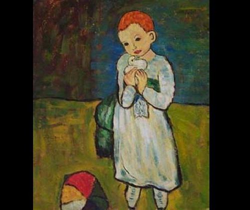 Bambina con colomba di Picasso potrebbe essere messo all'asta per 50 milioni di sterline