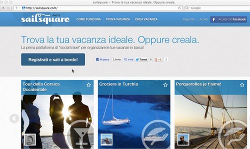 Sailsquare.com, il social network per la tua vacanza in barca a vela