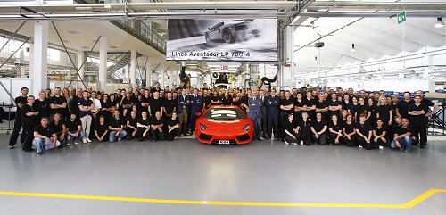 La millesima Lamborghini Aventador venduta in Germania