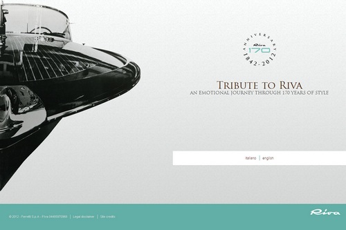 Celebrazione 170 anni di Riva: nuovo sito internet