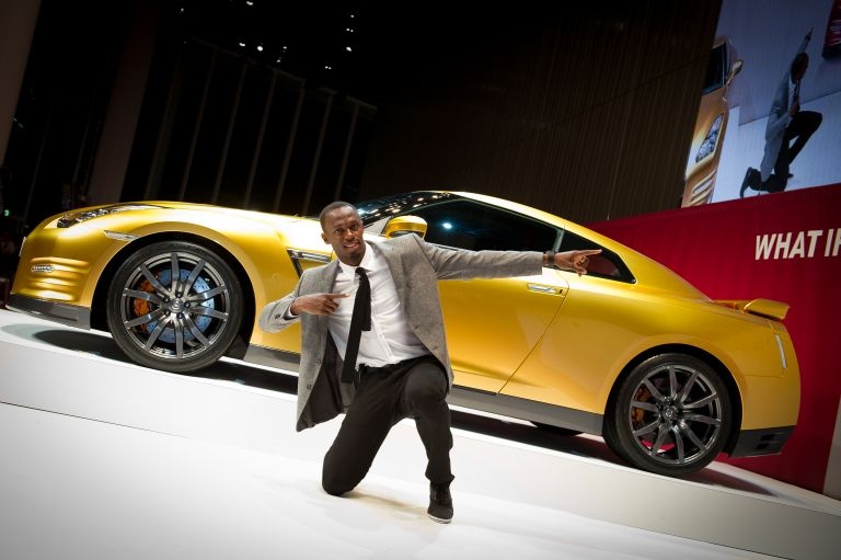 Nissan GT-R e Usain Bolt: asta record per beneficenza