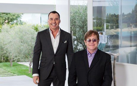 Le immagini della casa di Elton John e David Furnish a Los Angeles su AD