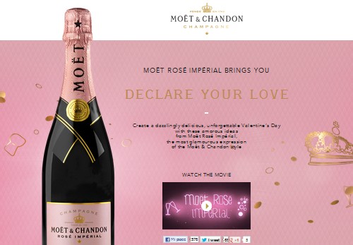 Moët & Chandon Rosé Impérial, lo champagne seducente