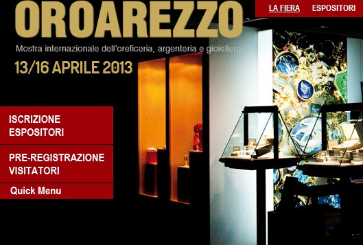 OroArezzo 2013: la mostra internazionale dell’oreficeria, argenteria e gioielleria