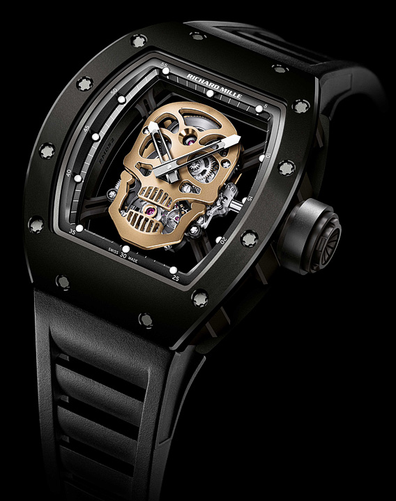 Orologio di lusso Nano-ceramic RM 52-01 Skull Tourbillon Richard Mille