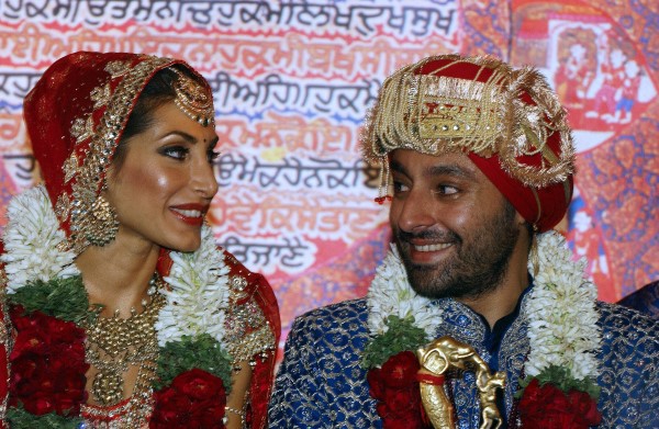 Indian bride Priya Sachdev and groom Vik