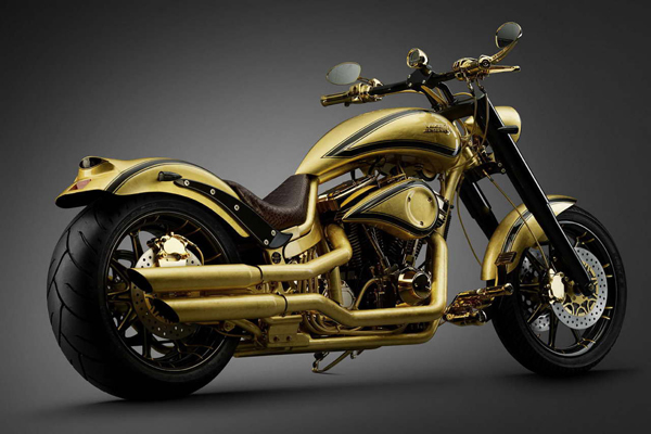 Gold Bike, la moto in oro più costosa al mondo