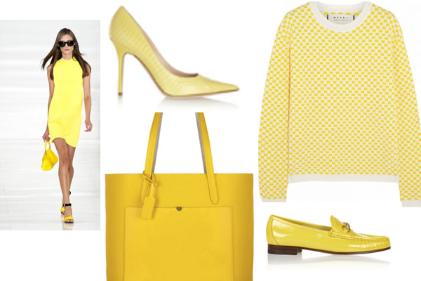 Tendenza giallo, accessori moda da Hermès a Gucci