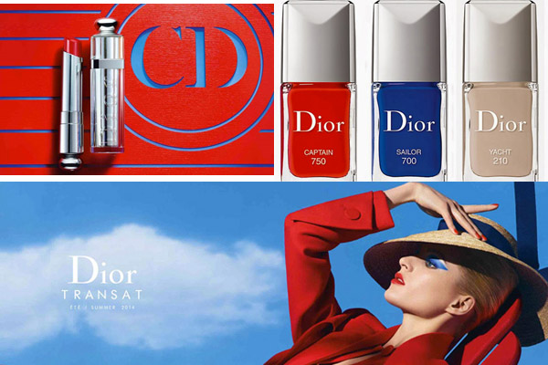 Transat, la collezione make-up navy chic di Dior