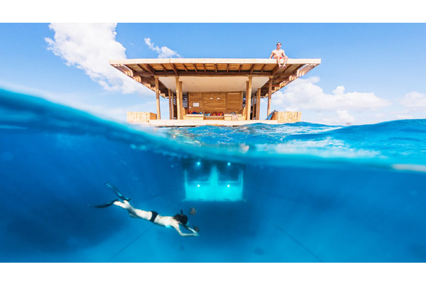 Underwater Room, la suite sottomarina del The Manta Resort
