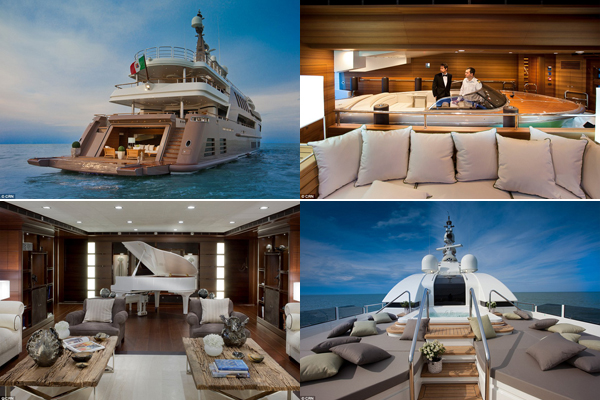 J'Ade, il Best Interior luxury Yacht con garage interno