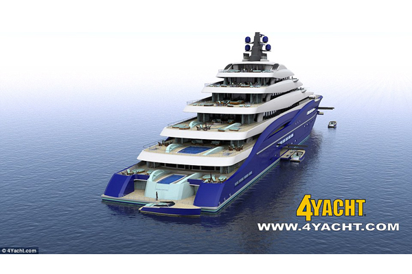 Double Century, lo yacht più grande al mondo da 700 milioni di euro