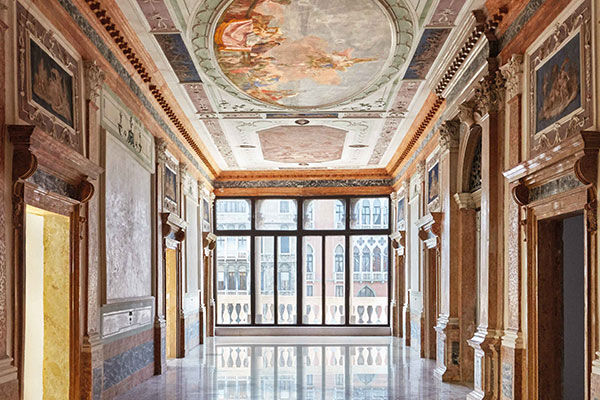 Palazzo Garzoni Moro interno salone affreschi