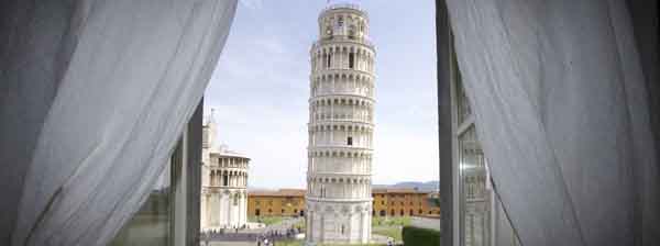 Relais I Miracoli a Pisa, vista Torre Pendente
