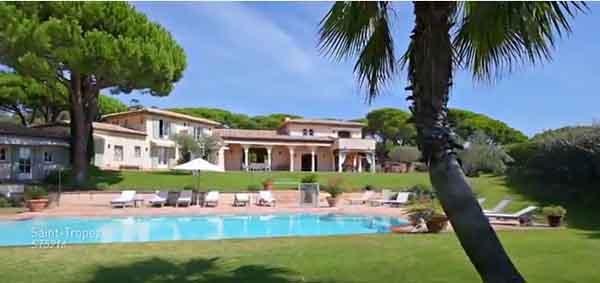 In vendita una villa di lusso a Saint Tropez