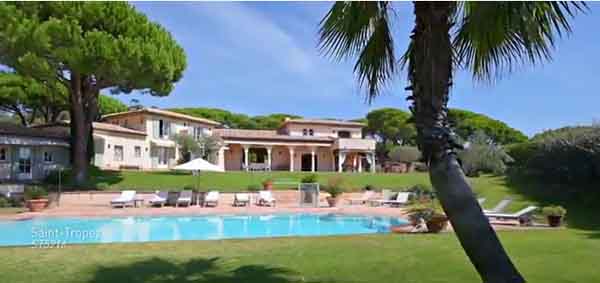 villa di lusso a saint tropez