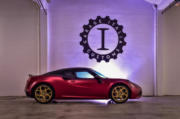 Alfa Romeo 4C La Furiosa al salone di Dubai 2015