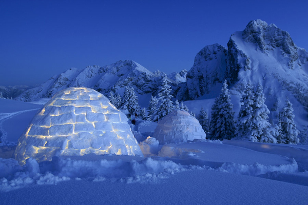 dormire in un igloo