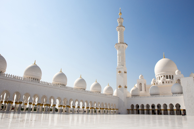 Sheikh Zayed Mosque in Abu Dhabi