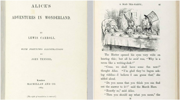 L’asta di Alice in Wonderland di Lewis Carroll