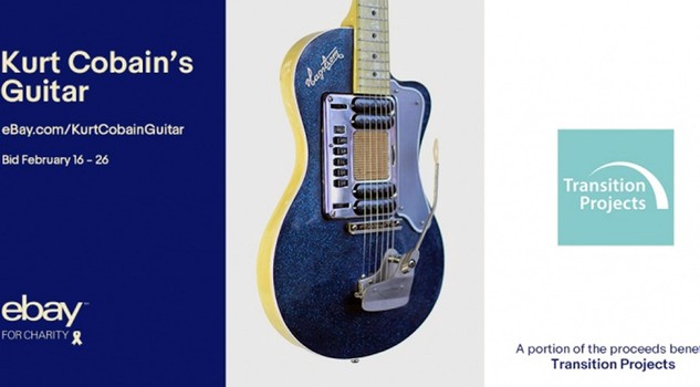 La chitarra di Kurt Cobain va all'asta per beneficenza