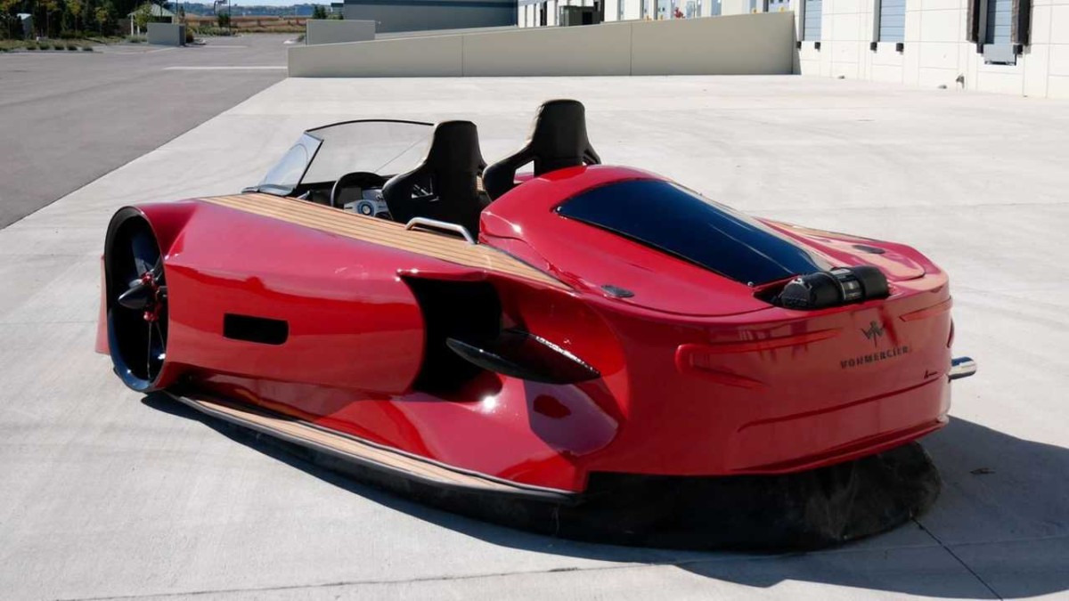 Hovercraft di lusso Arosa, il primo che si può guidare su strada e via mare